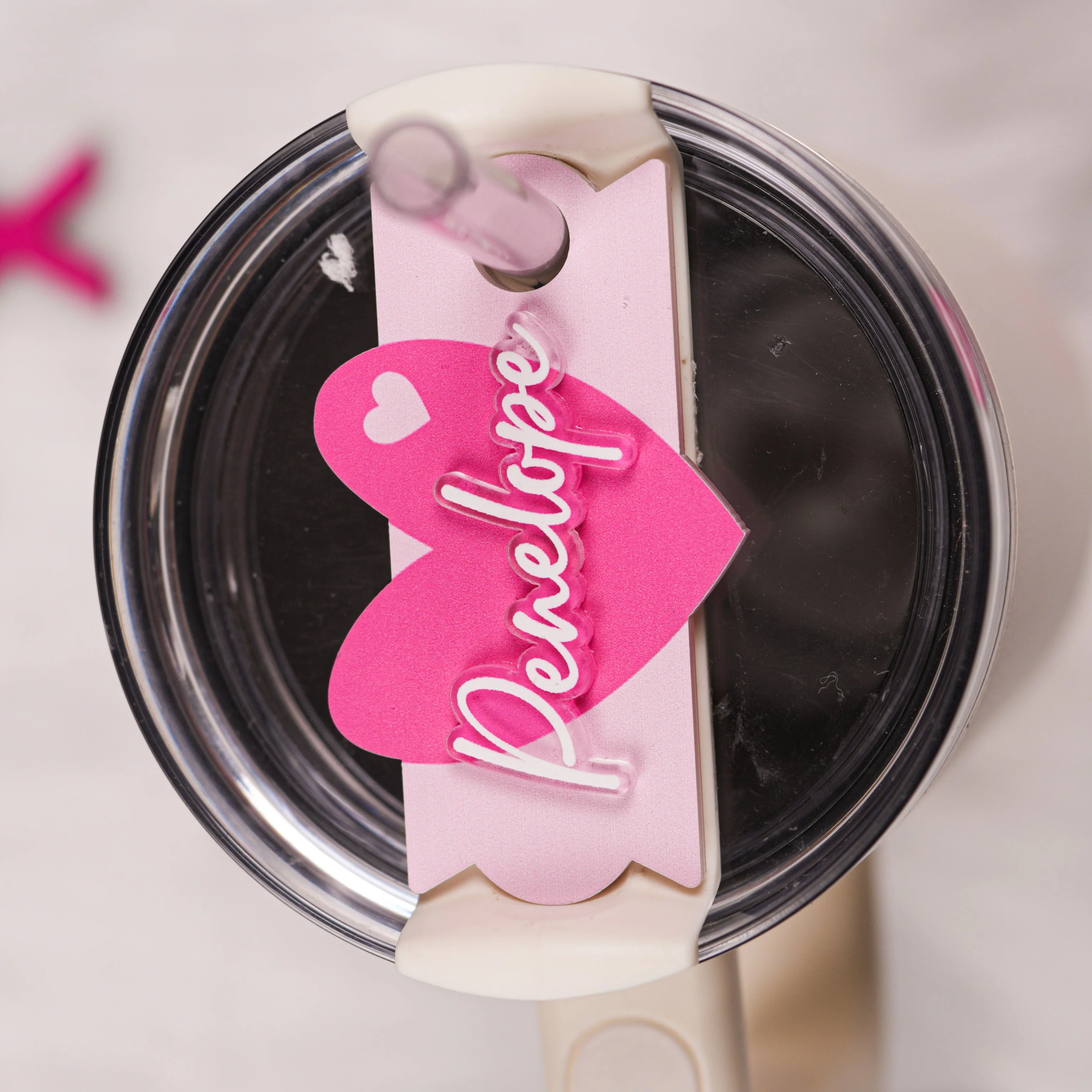 Personalized Tumbler Name Tag - 10