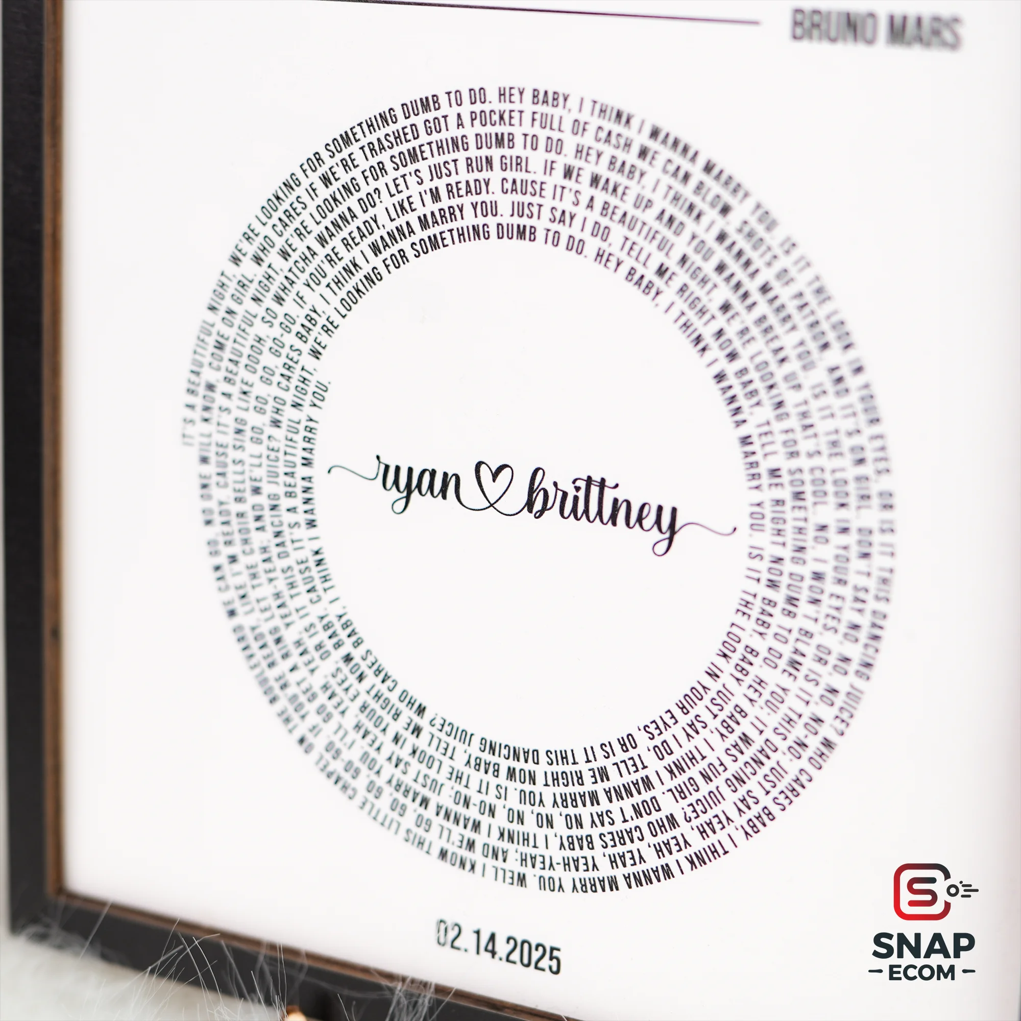 Personalized Wooden Sign - 2 Layer Simple - 8