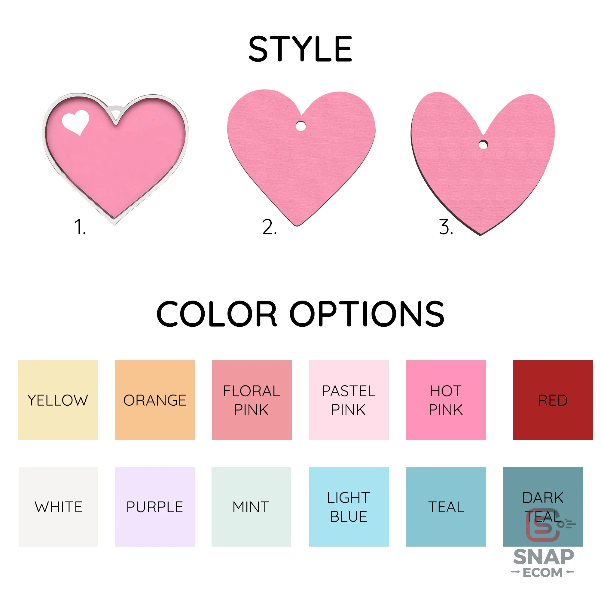 Wood Ornament 1 Layer - 5