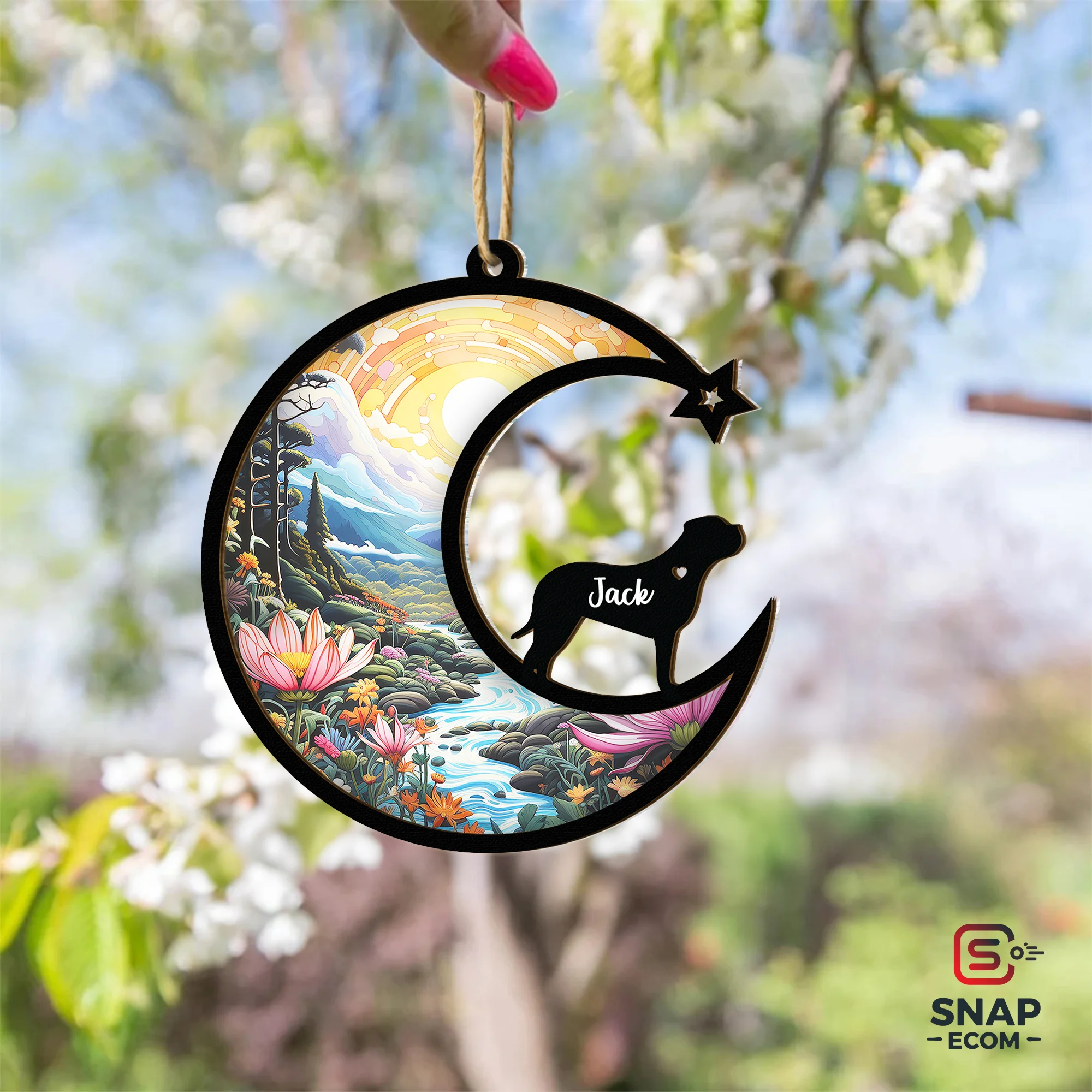 2 Layer Wood-Acrylic Suncatcher - 25