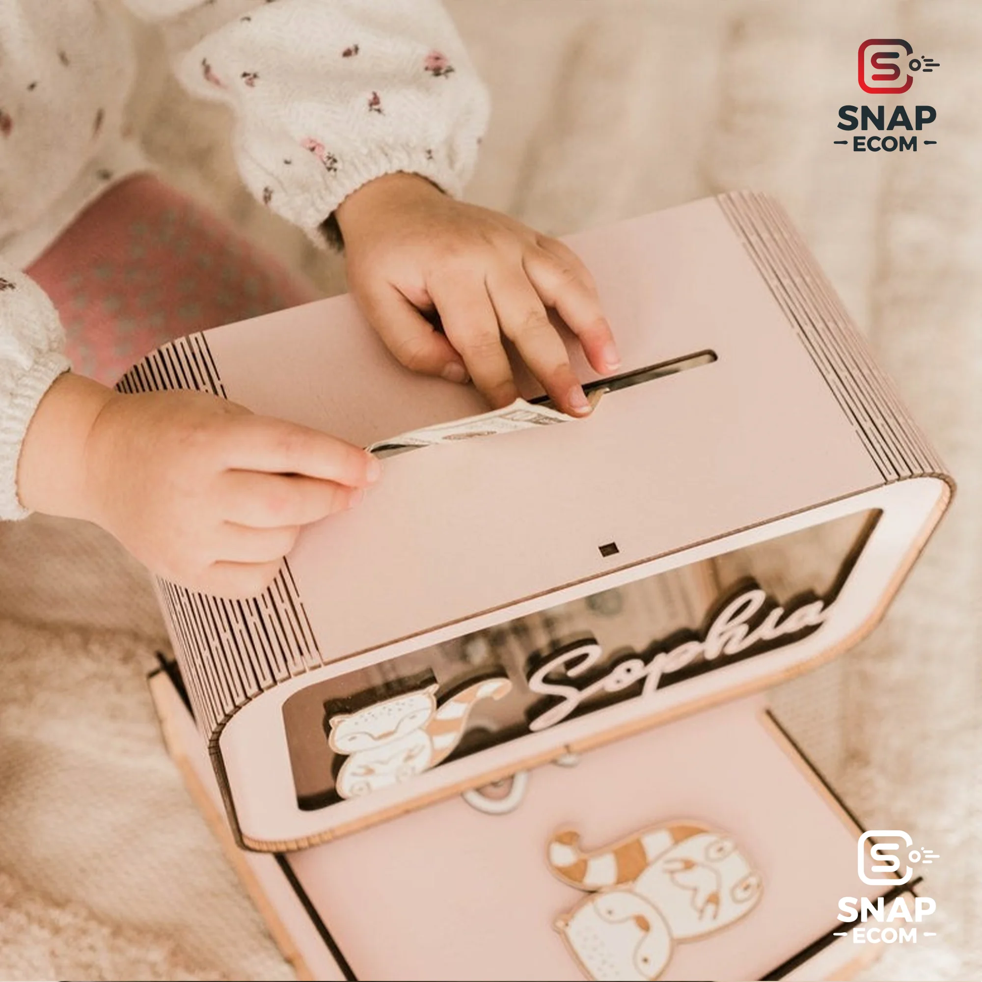 Personalized Piggy Bank for Kids - 6