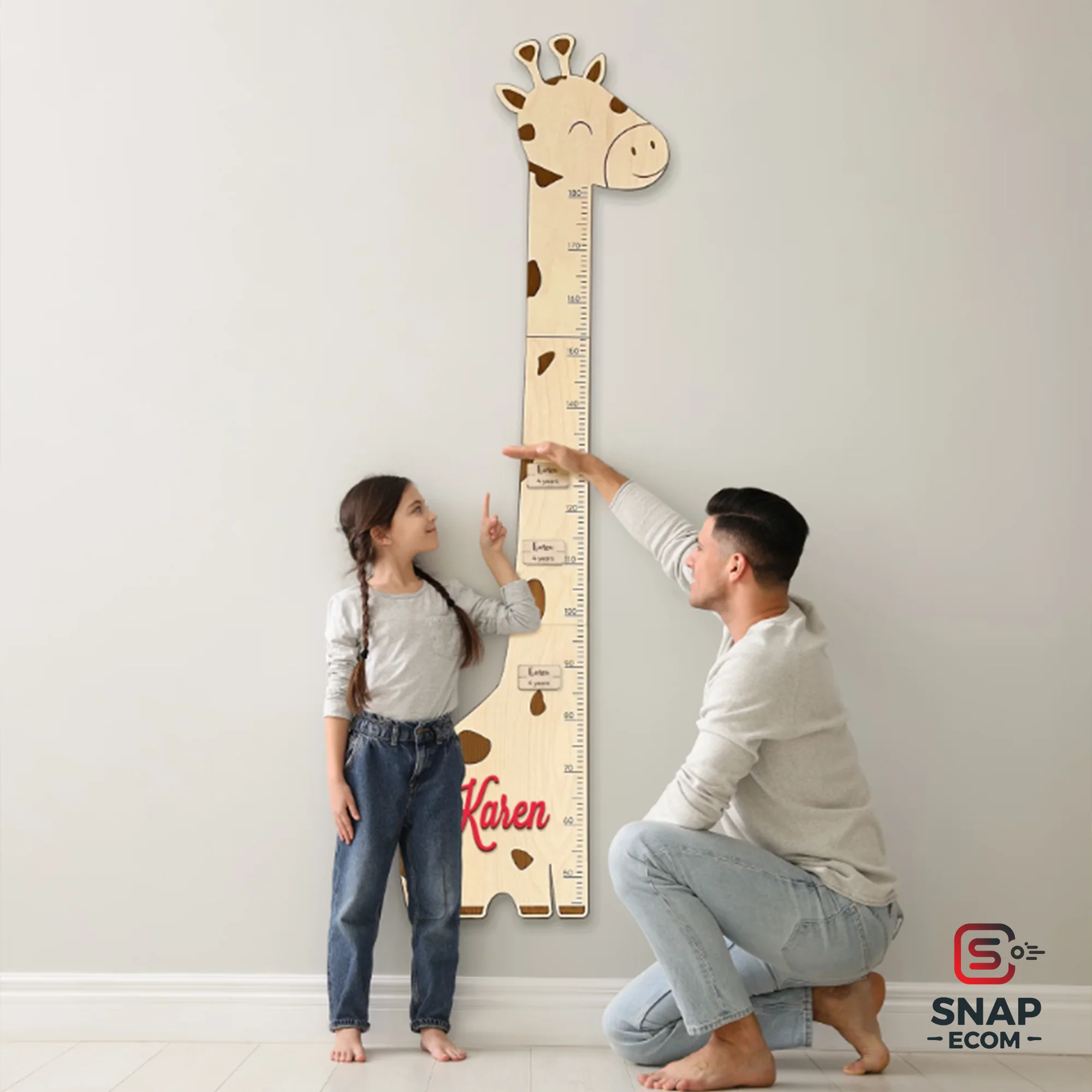 Personalized Wood Growth Chart - 3