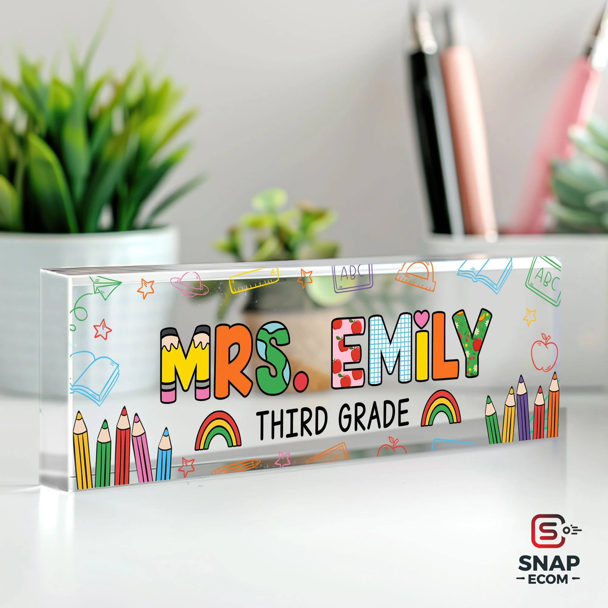 Personalized Desk Name Plate