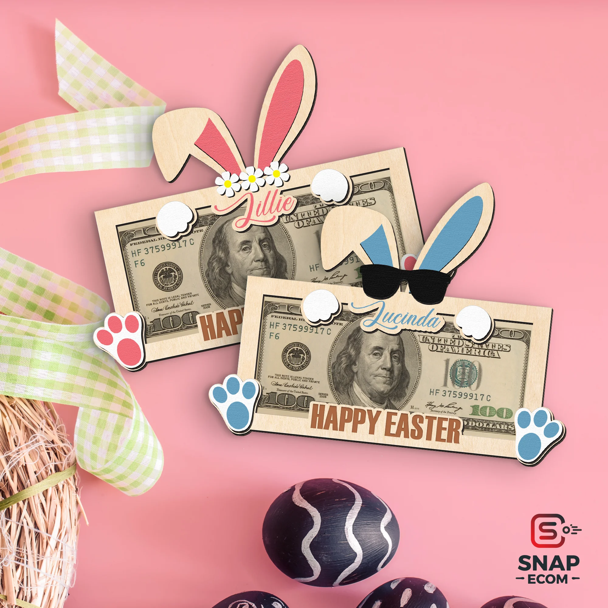Personalized Easter Money Holder - 3