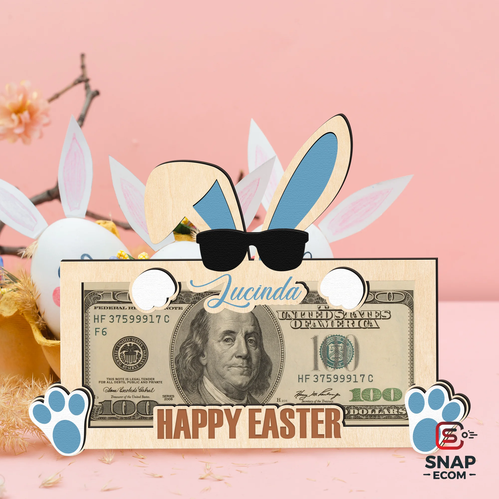 Personalized Easter Money Holder - 4