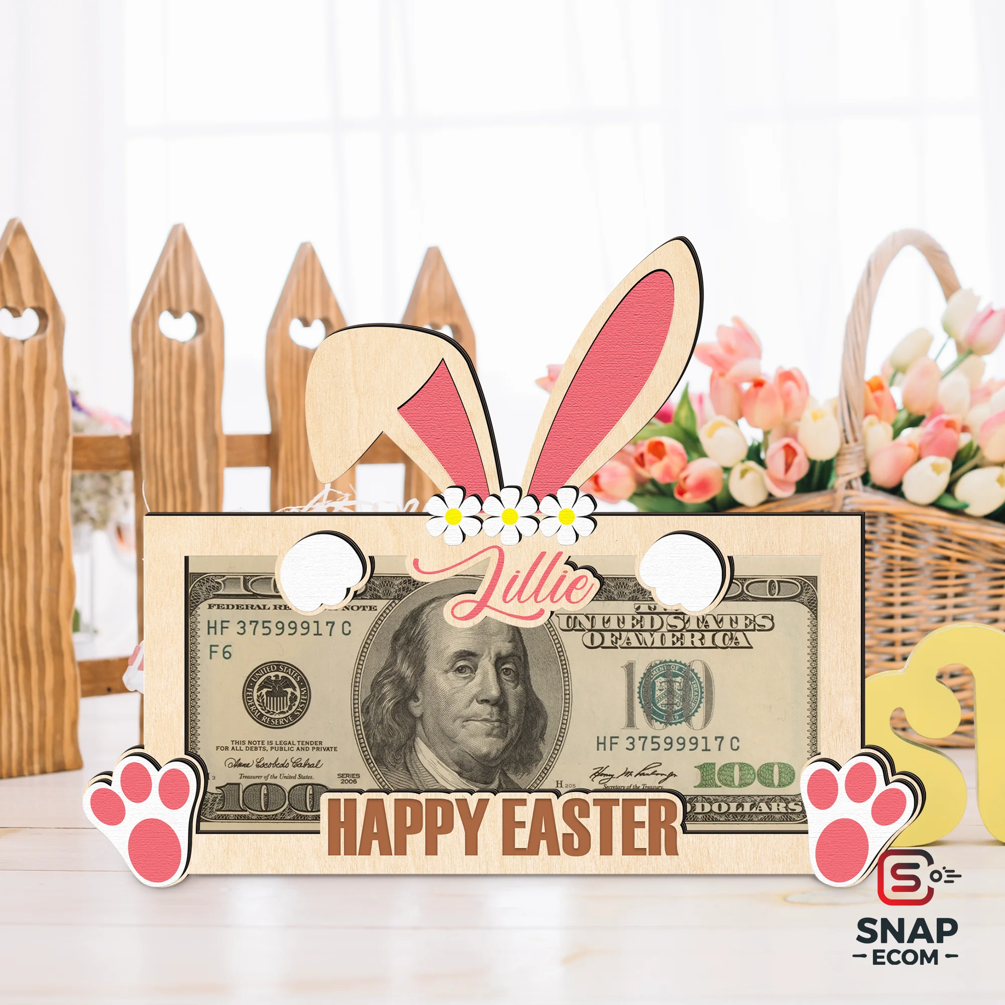 Personalized Easter Money Holder - 5