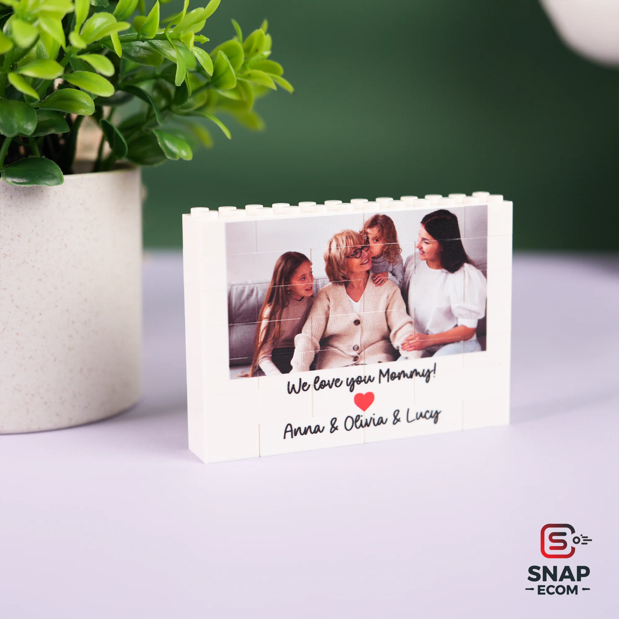 Personalized BY Lego Rectangle - 10