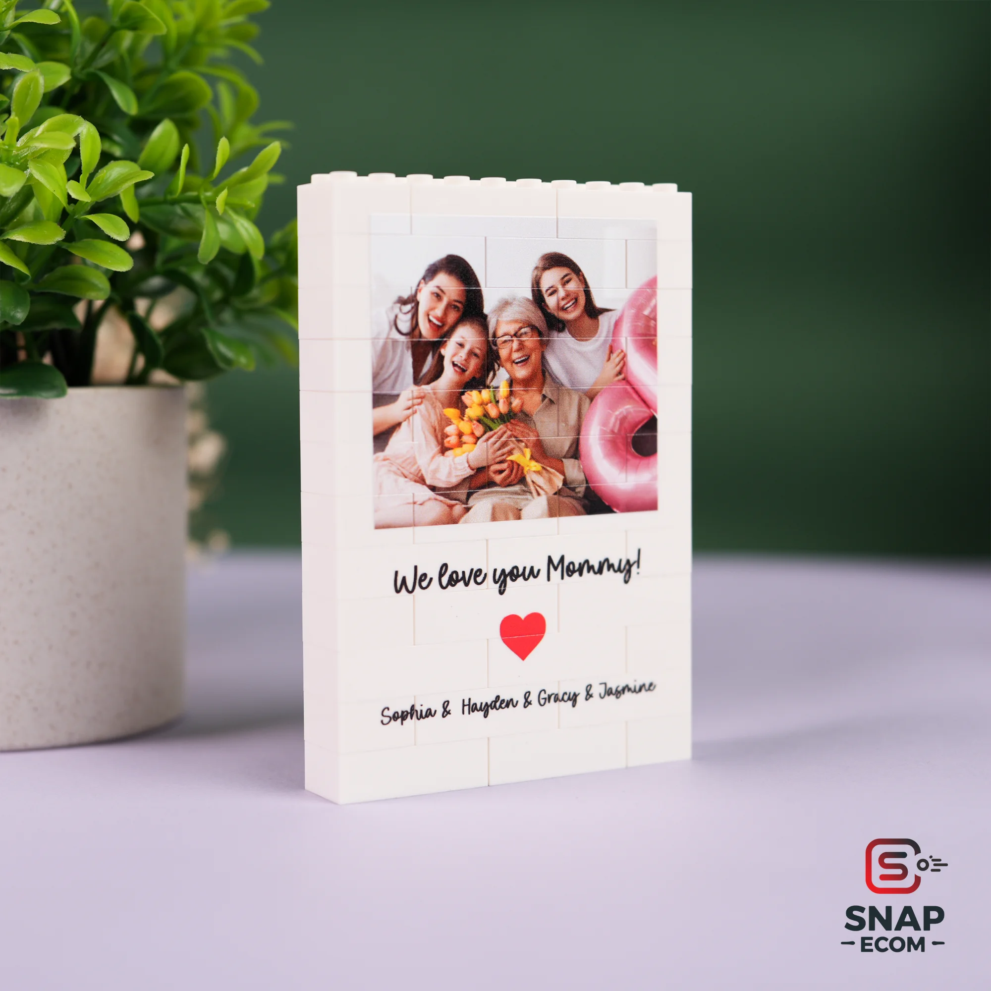 Personalized BY Lego Rectangle - 12