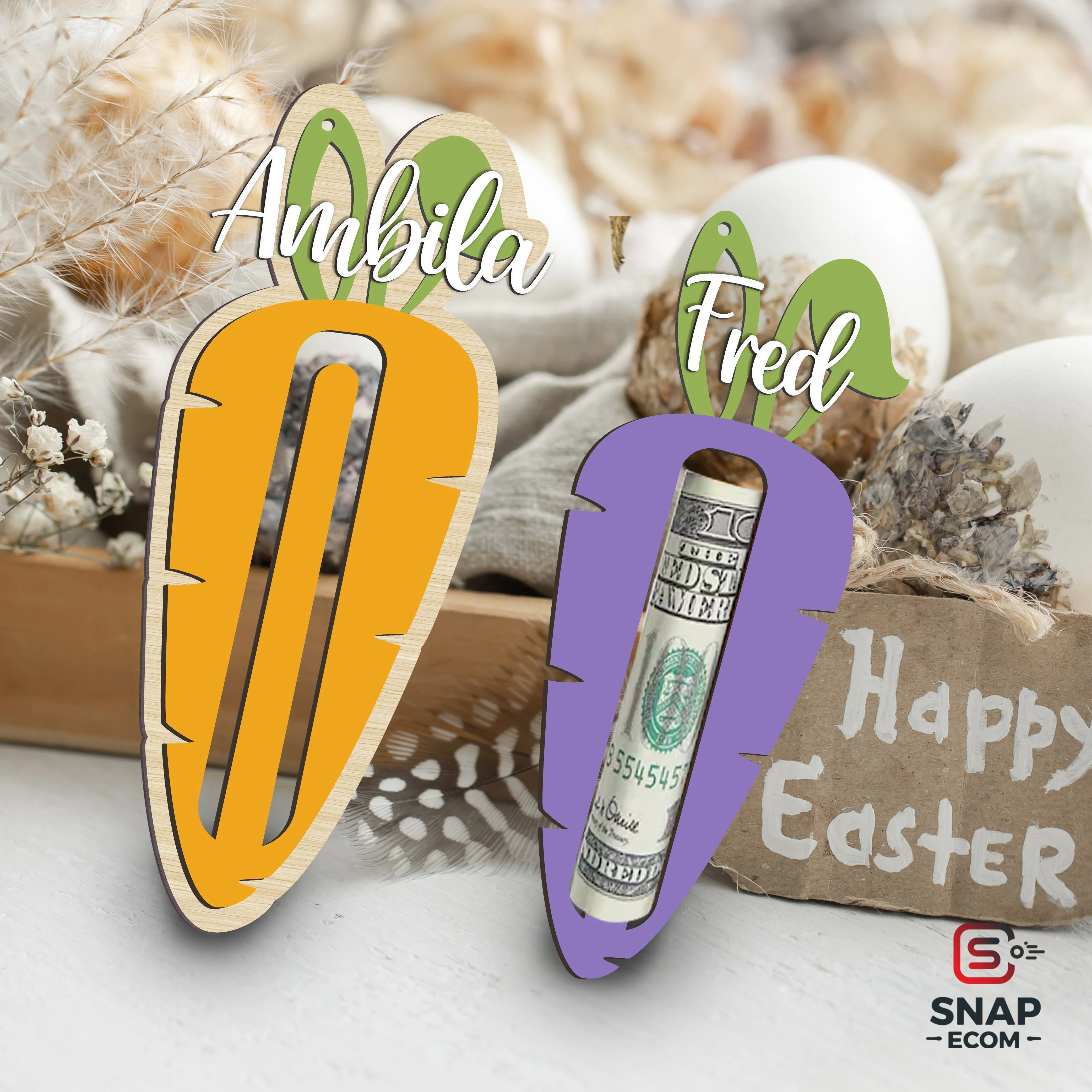 Personalized Wood Ornament 2 layers