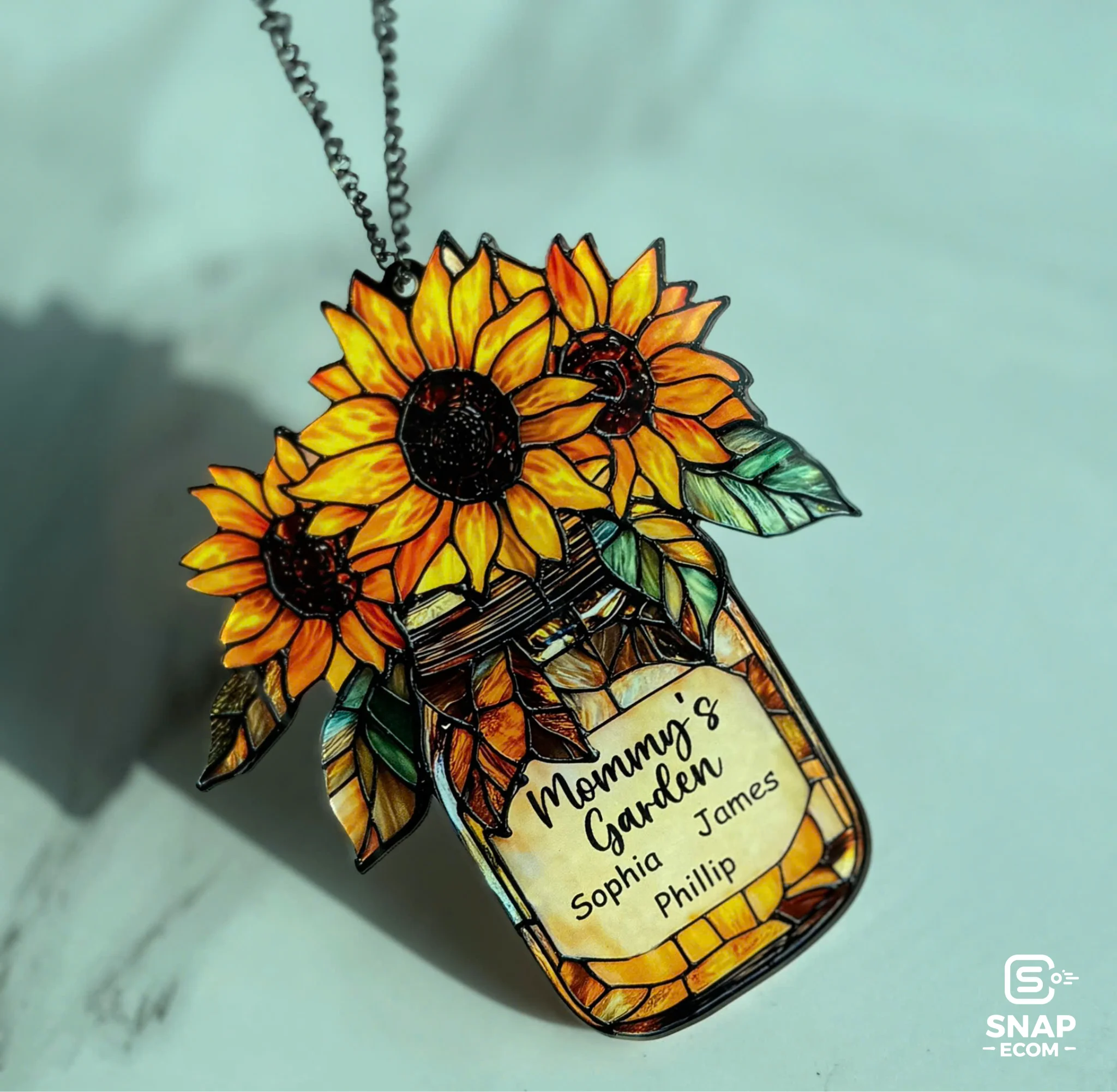 Personalized Flower Suncatcher Acrylic 1 layer - 12