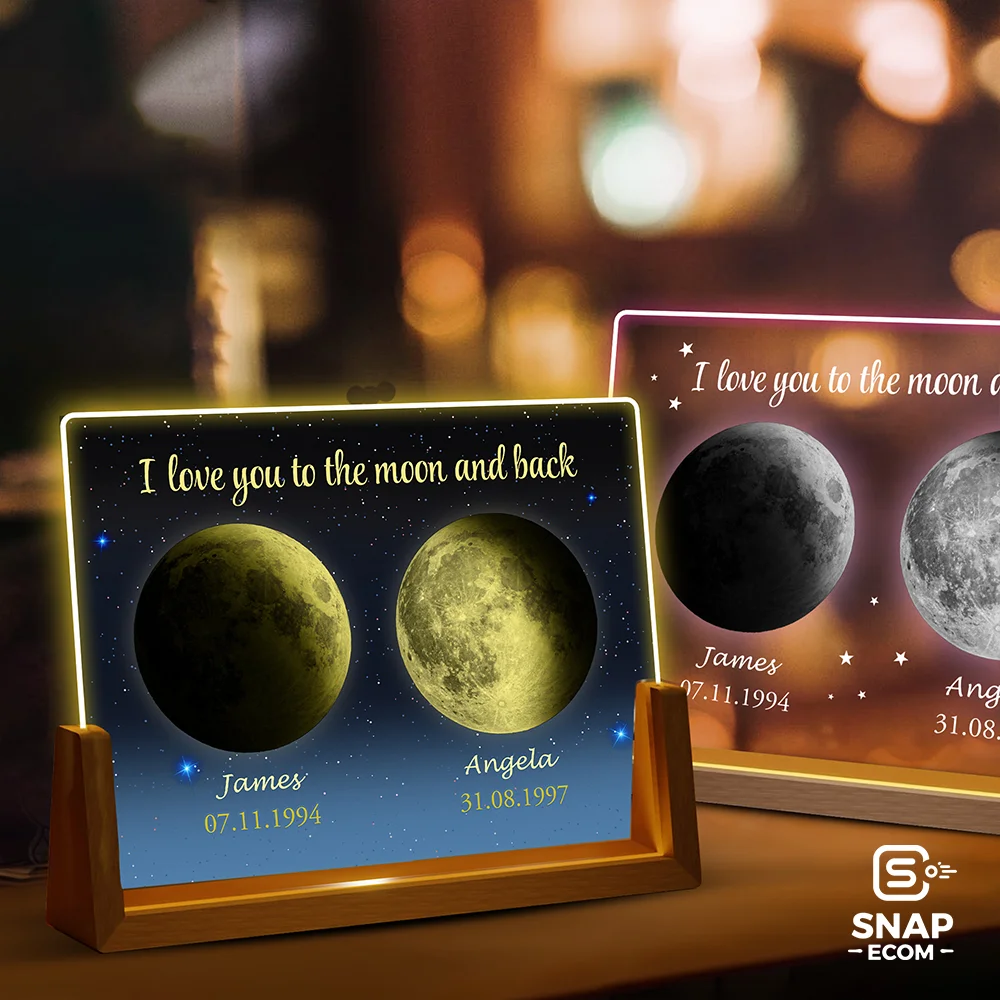 Custom Acrylic Night Light – U shaped Base