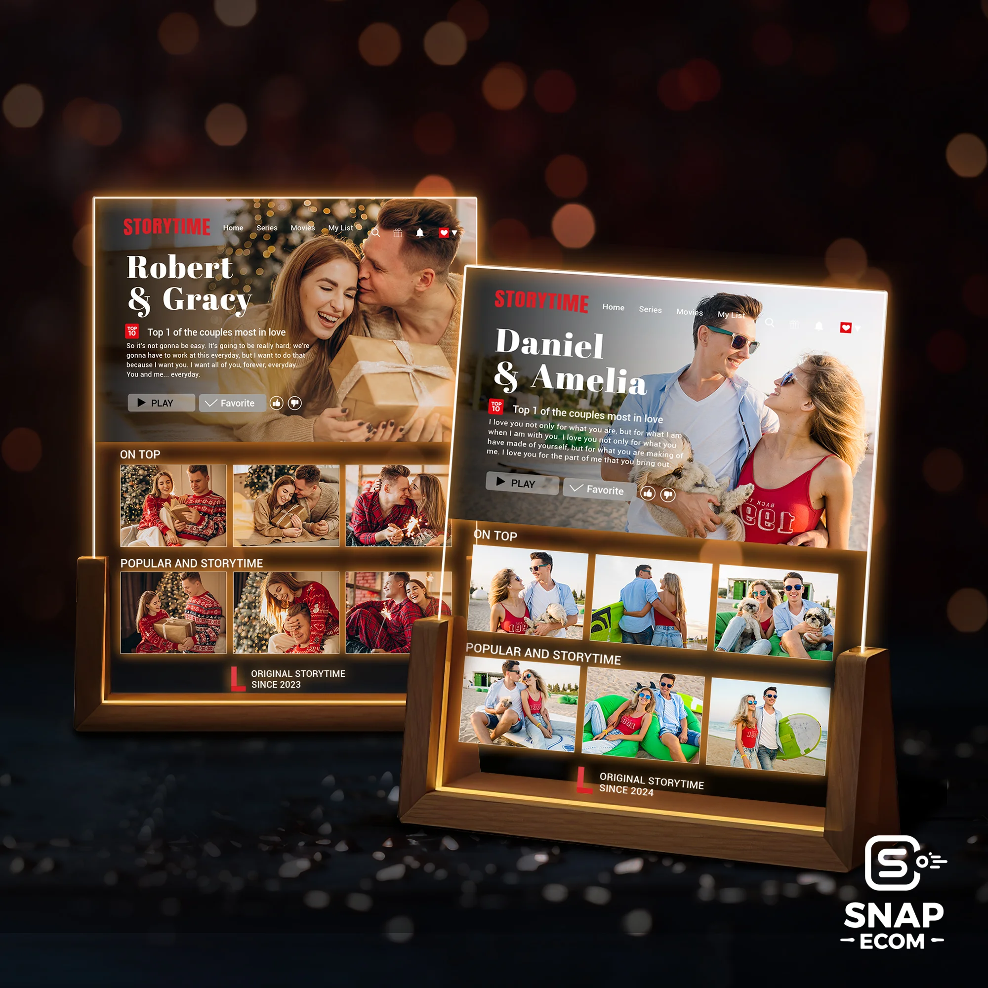 Custom Acrylic Night Light – U shaped Base - 2