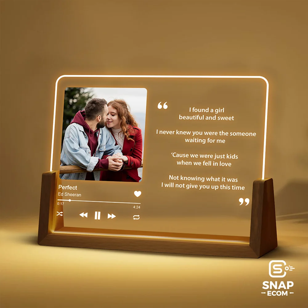 Custom Acrylic Night Light – U shaped Base - 11