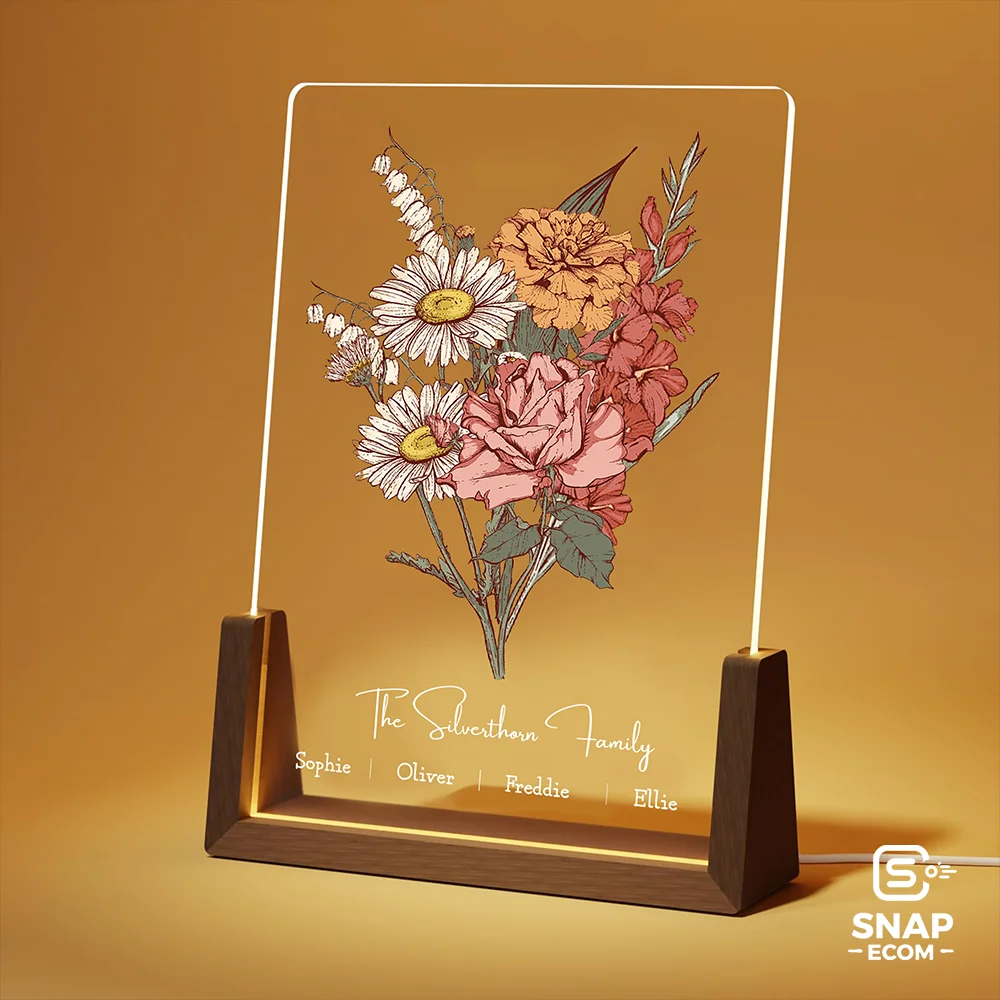 Custom Acrylic Night Light – U shaped Base - 16