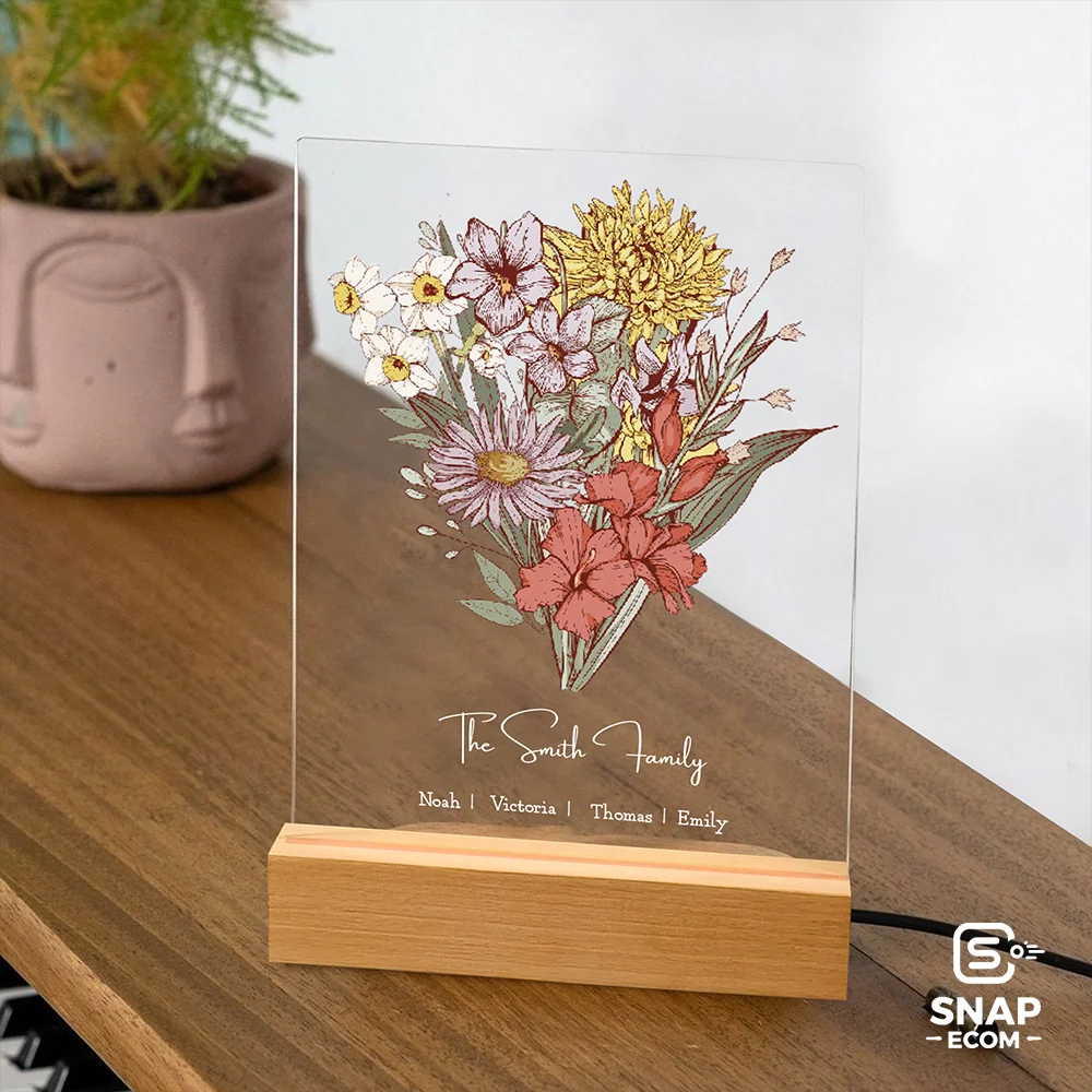 Custom Acrylic Night Light – U shaped Base - 17