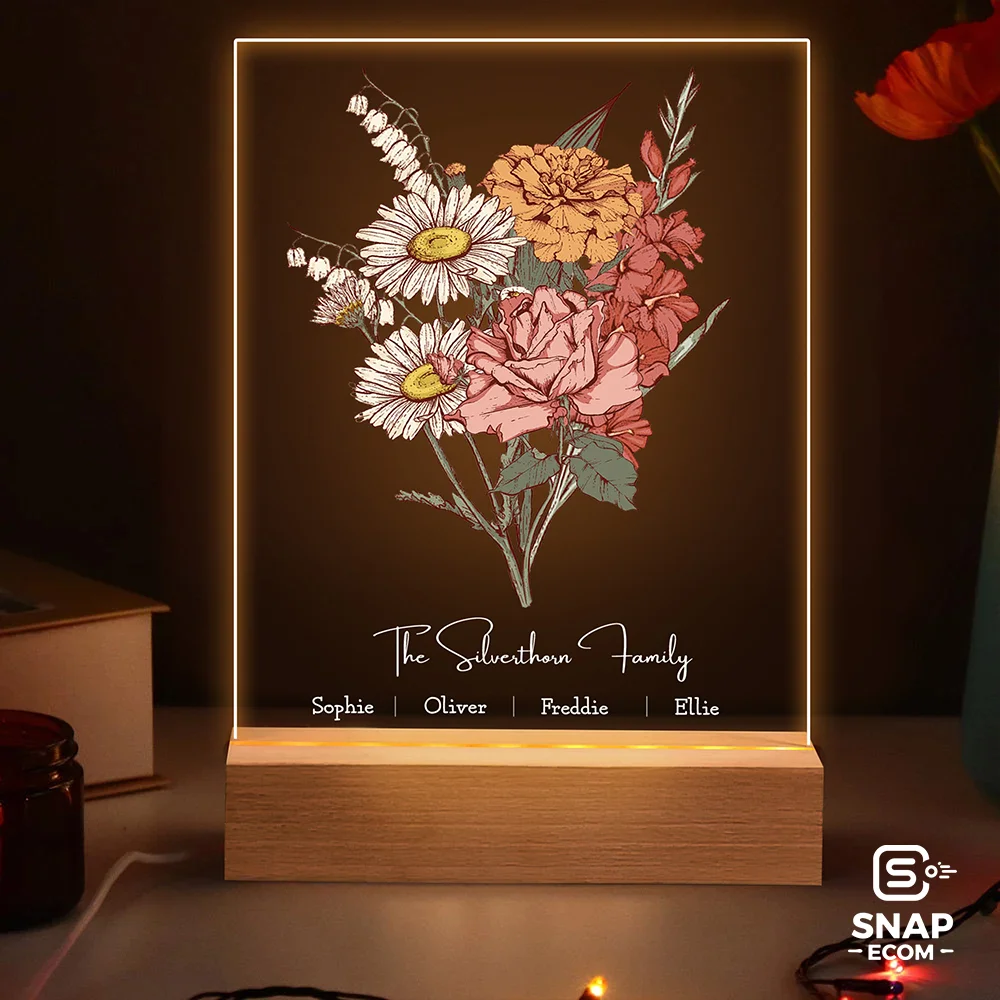 Custom Acrylic Night Light – U shaped Base - 18