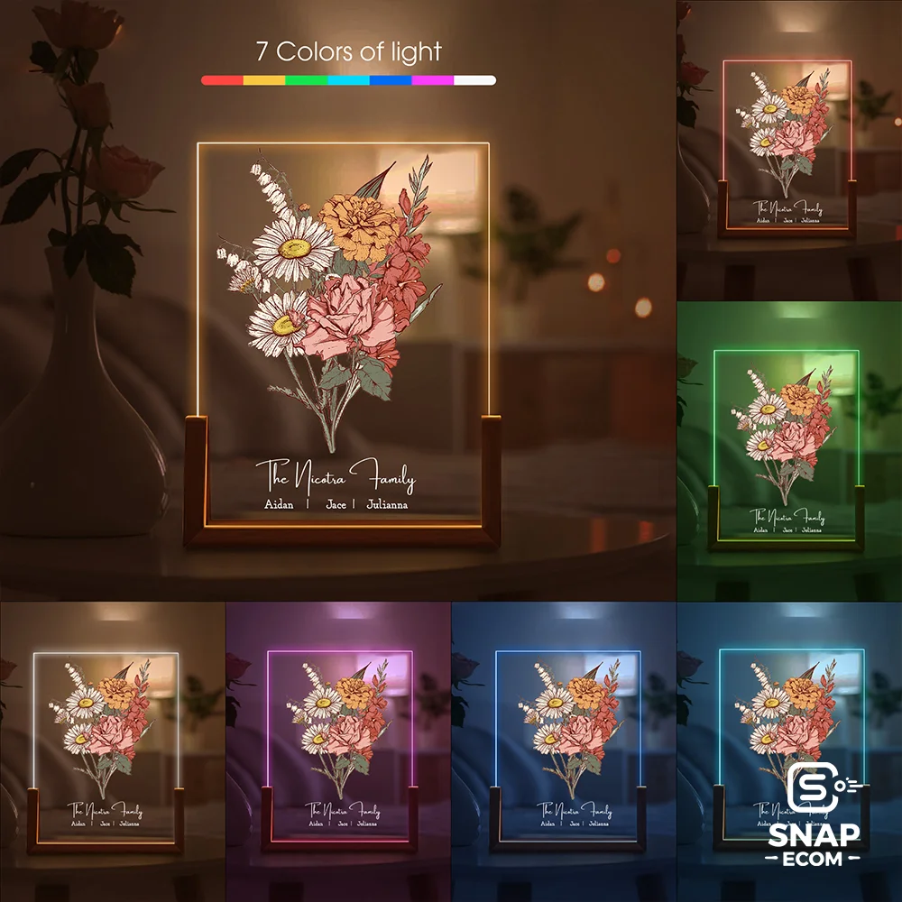 Custom Acrylic Night Light – U shaped Base - 22