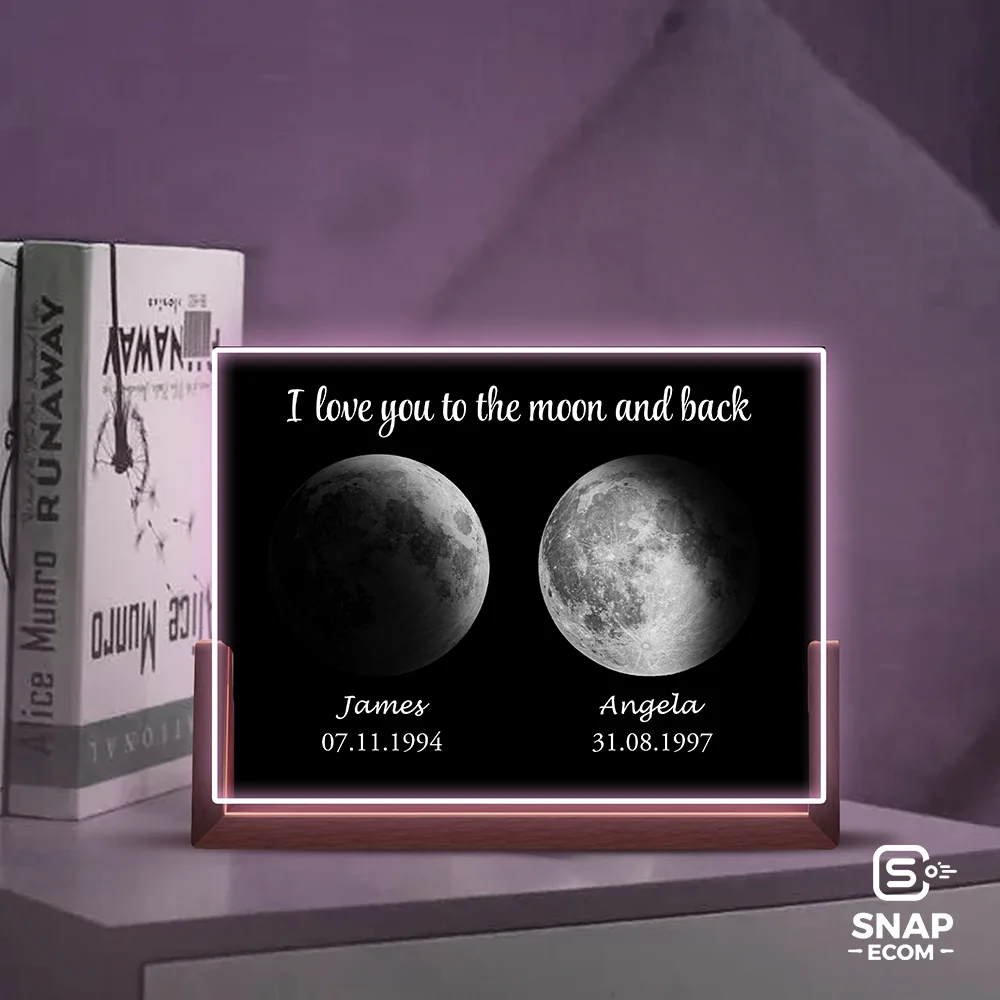 Custom Acrylic Night Light – U shaped Base - 26